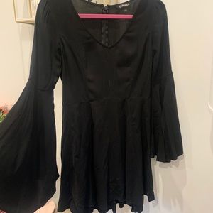 Black long sleeved dress